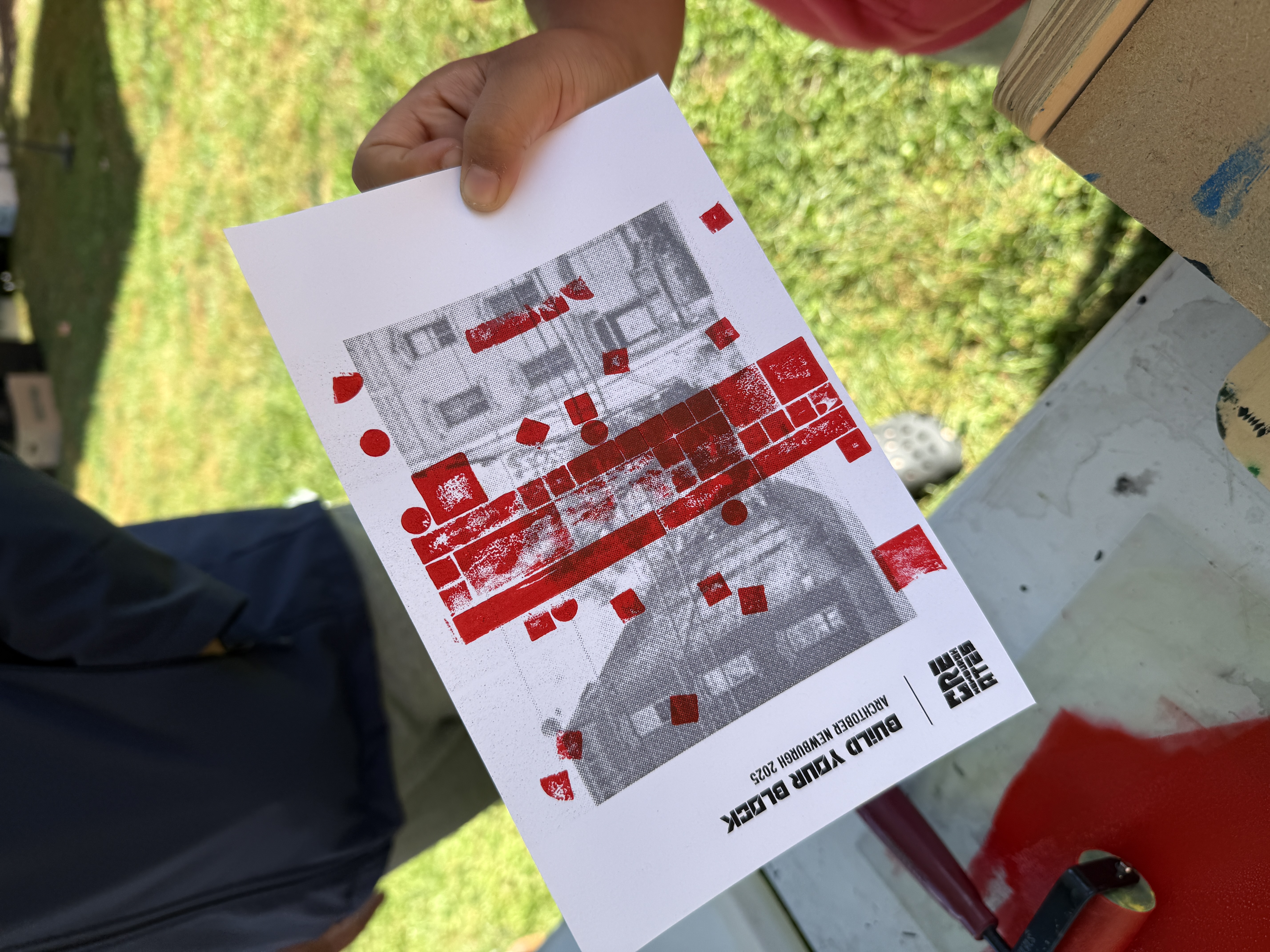 Lego-Based Print Making — student work