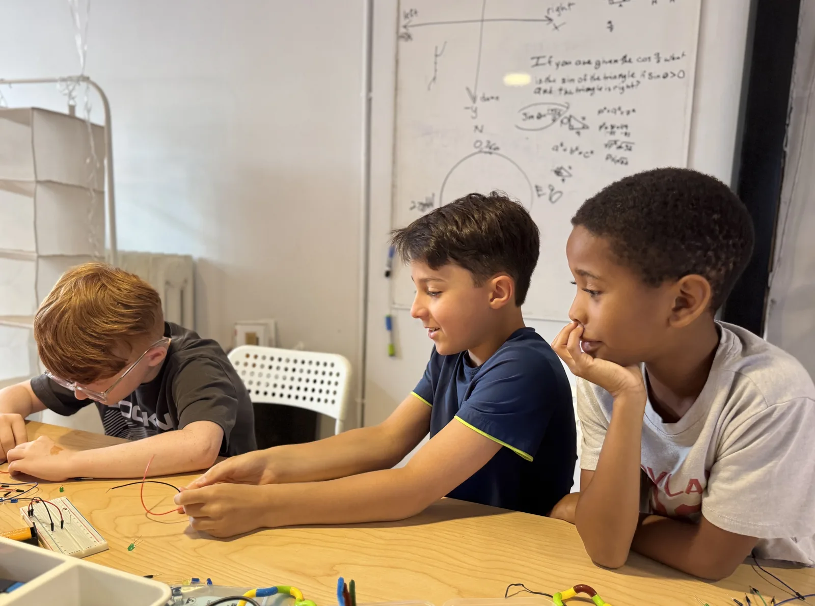Hands-on building at the workbench