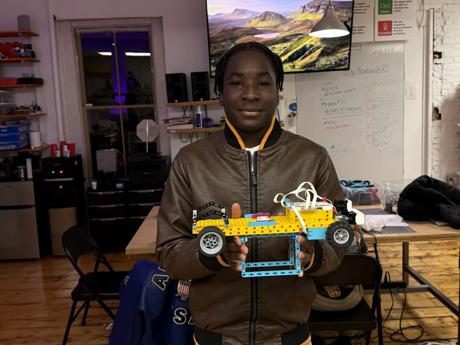 Students building at BUILDLab