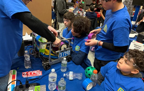 FIRST Tech Challenge team at competition