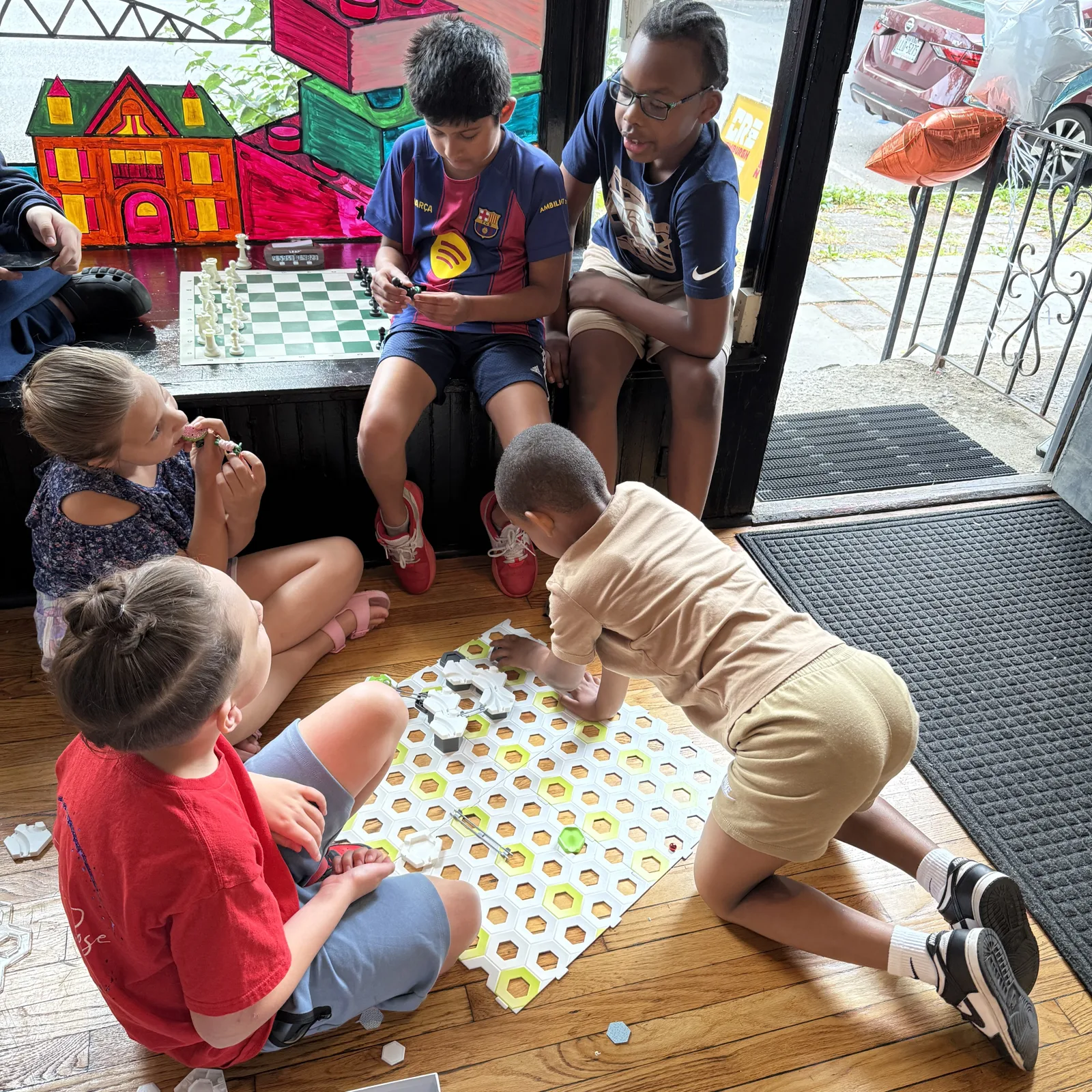 Students in a Newburgh Creates program