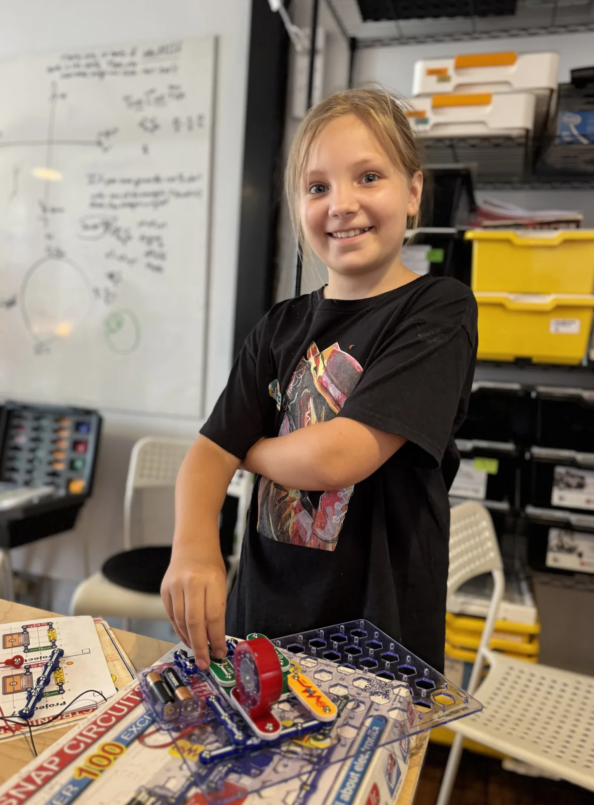 Students building in BUILDLab