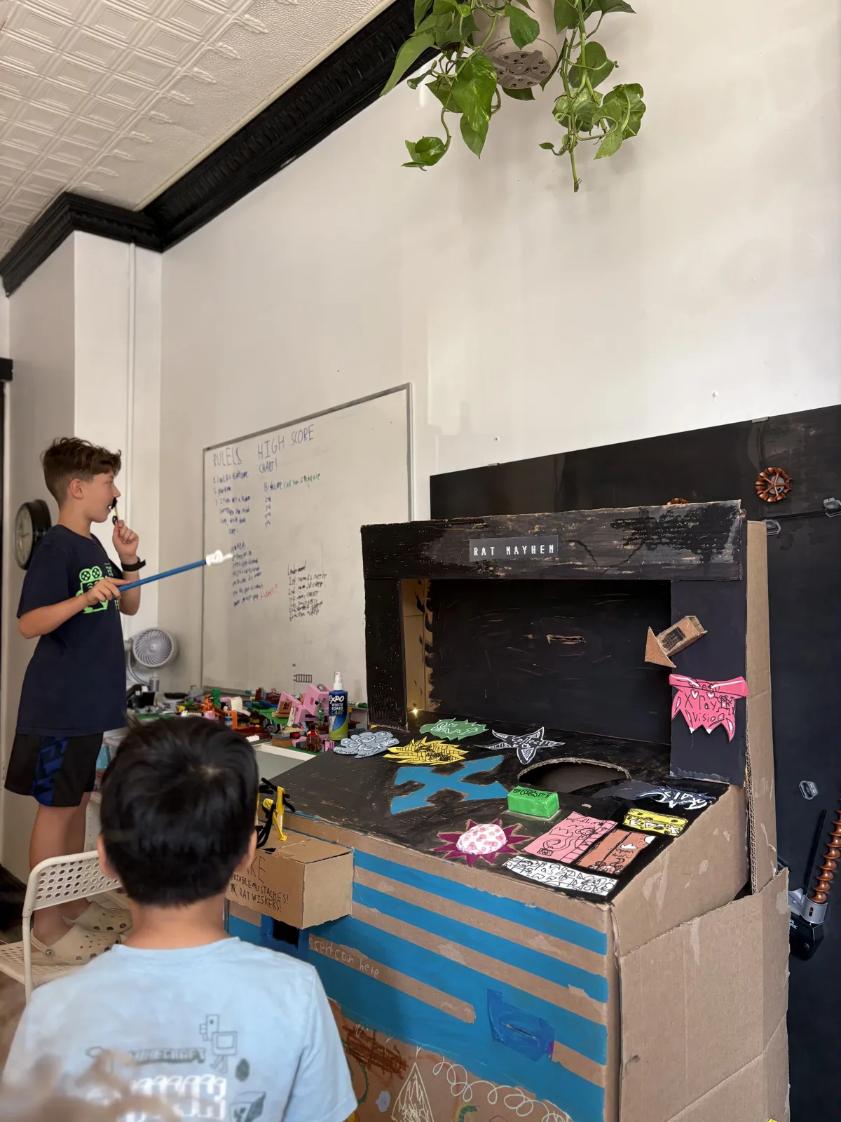 Students presenting city designs in CITYLab