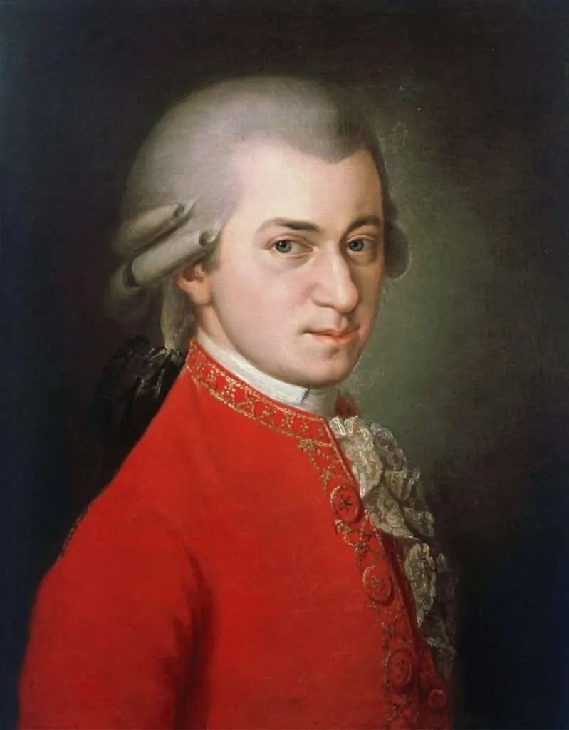 Painting of Mozart